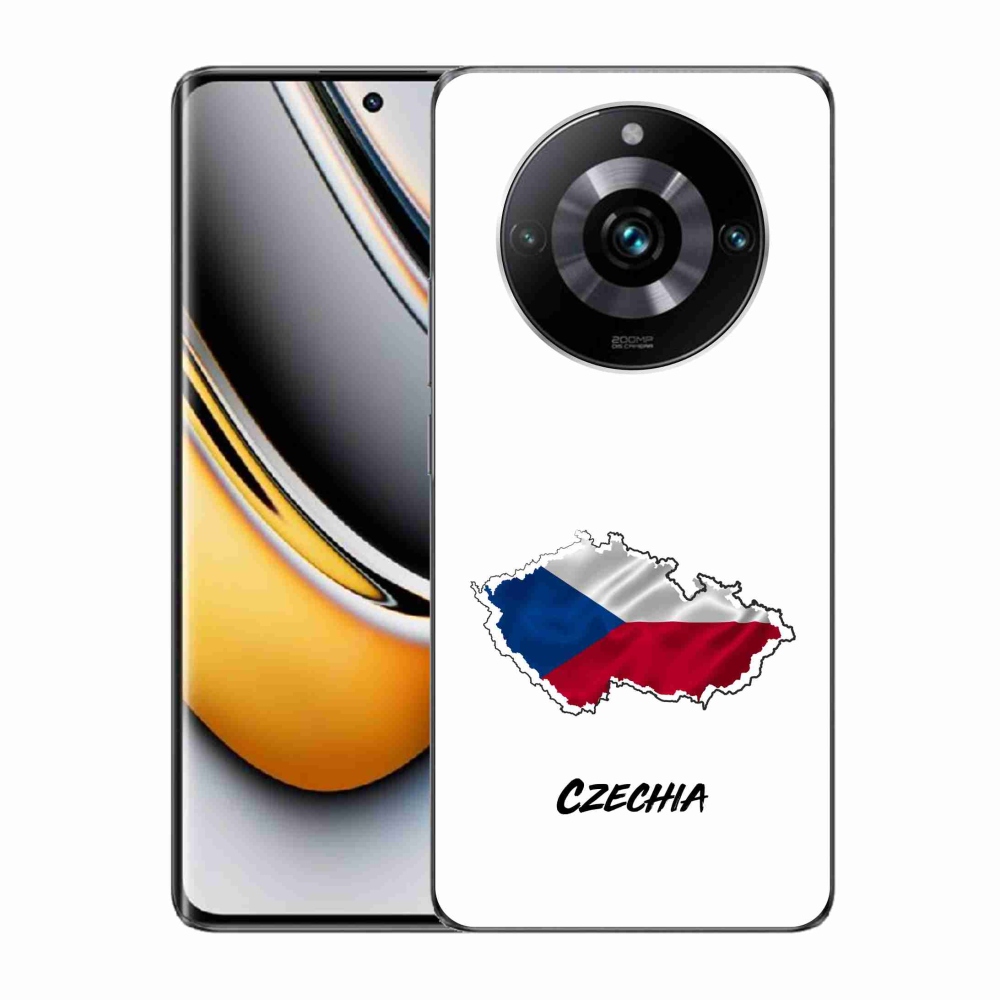Gelový kryt mmCase na Realme 11 Pro/11 Pro+ - Czechia bílé pozadí