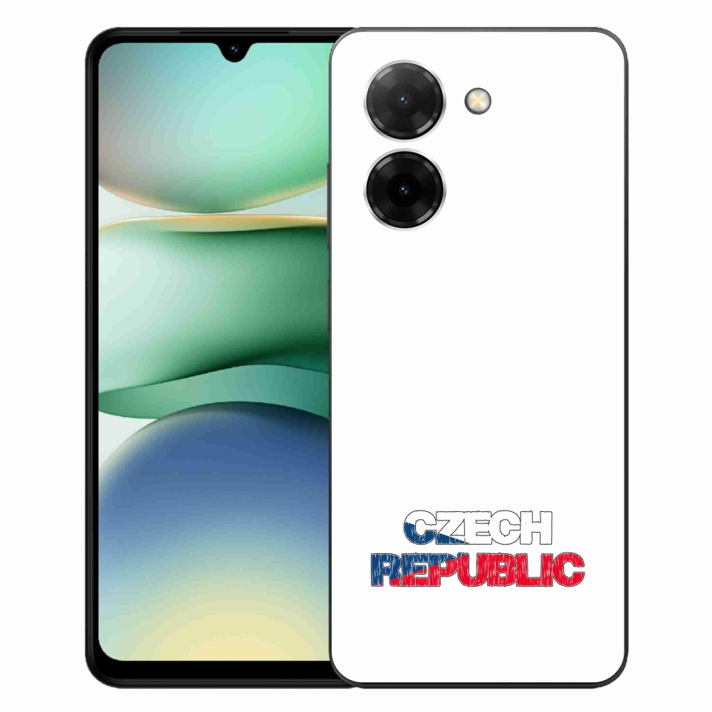 Gelový kryt mmCase na Xiaomi Redmi A5 (173.45x79.35x8.45mm) - Czech Republic bílé pozadí