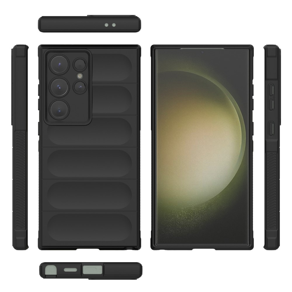 Rugg odolný gelový obal na Samsung Galaxy S24 Ultra - černý