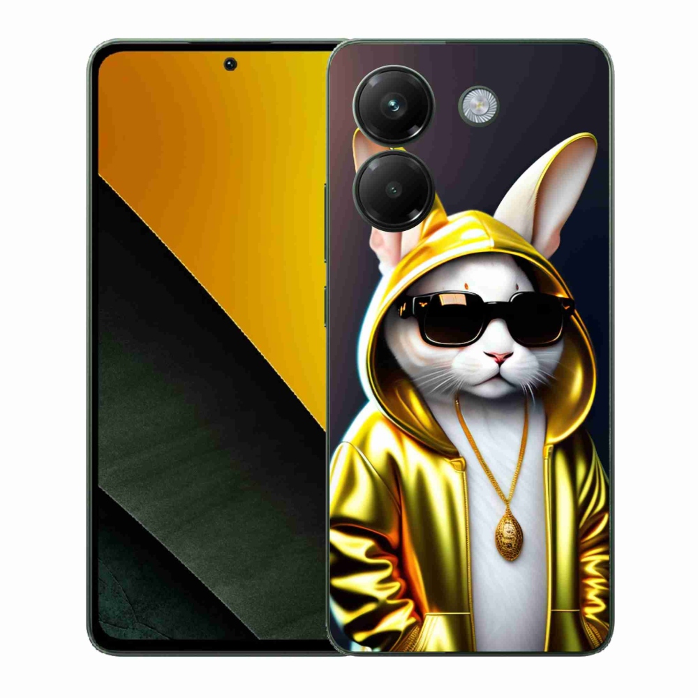 Gelový kryt mmCase na Xiaomi Poco M7 Pro 5G - kočka boss