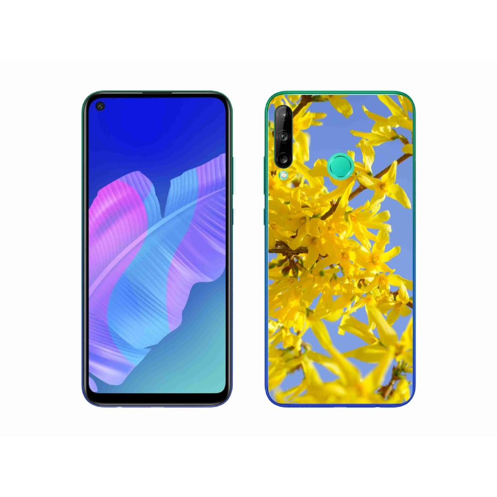 Gelový kryt mmCase na Huawei P40 Lite E - žluté květy