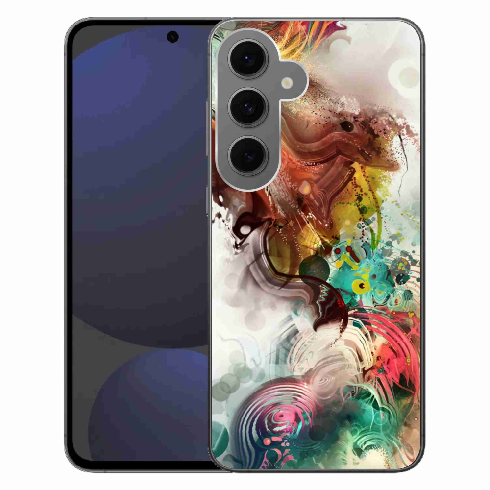 Gelový kryt mmCase na Samsung Galaxy S24 FE - abstrakt 1
