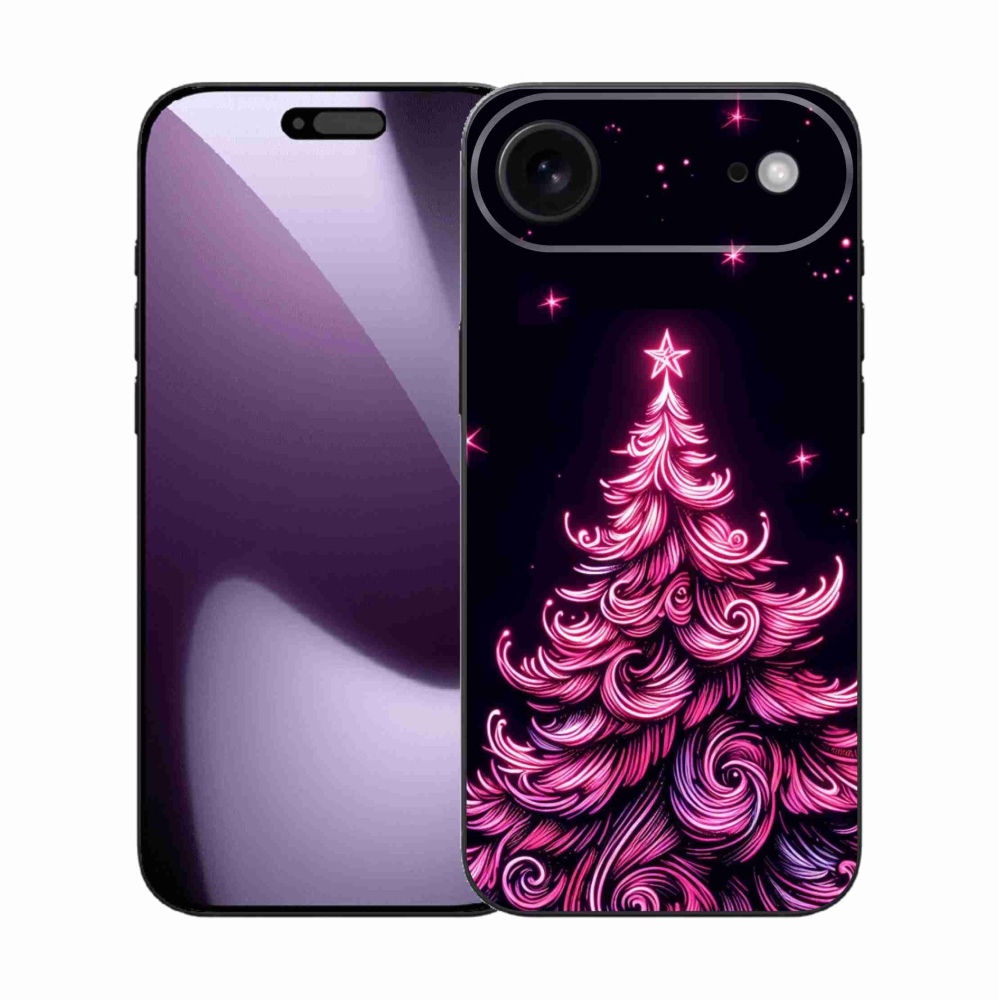 Gelový kryt mmCase na iPhone 17 Air - neonový vánoční stromek 2