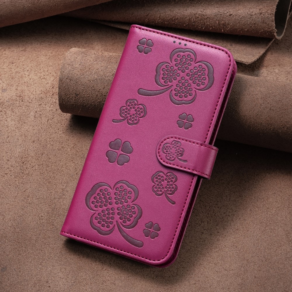 Clover knížkové pouzdro na Honor X8c - rose
