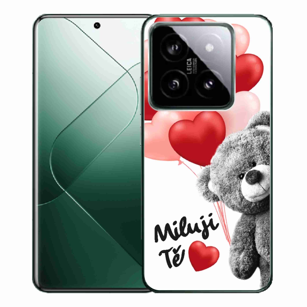 Gelový kryt mmCase na Xiaomi 14 Pro - miluji Tě
