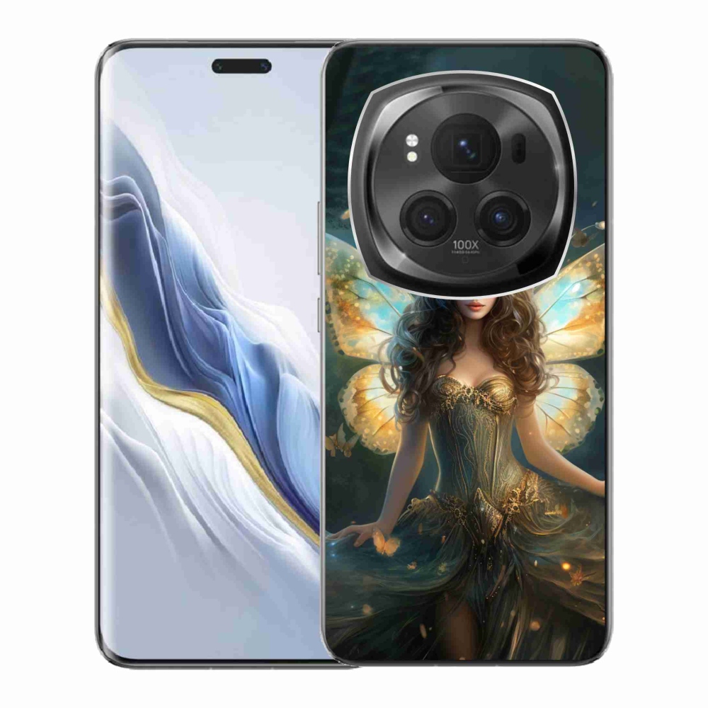 Gelový kryt mmCase na Honor Magic 6 Pro 5G - motýlí žena