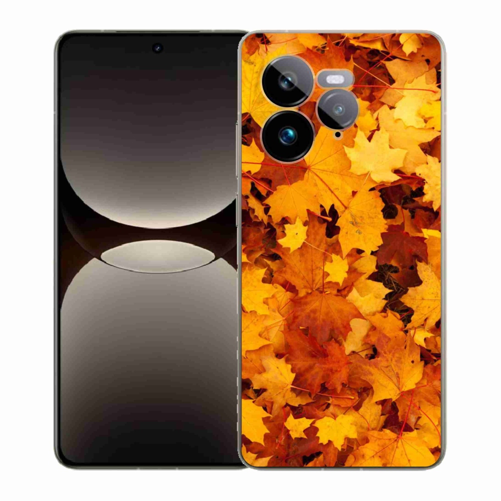 Gelový kryt mmCase na Realme GT 7 Pro 5G - javorové listy