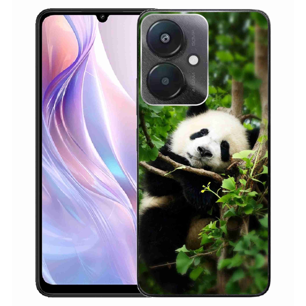 Gelový kryt mmCase na Xiaomi Redmi 13C 5G - panda