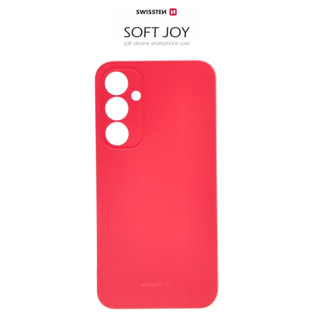 Gelový obal Swissten Soft Joy na Samsung Galaxy A35 5G - červený