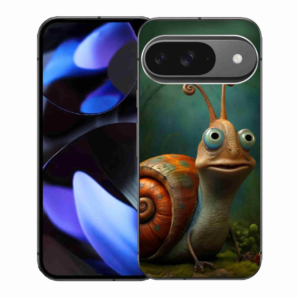 Gelový kryt mmCase na Google Pixel 9/9 Pro - šnek