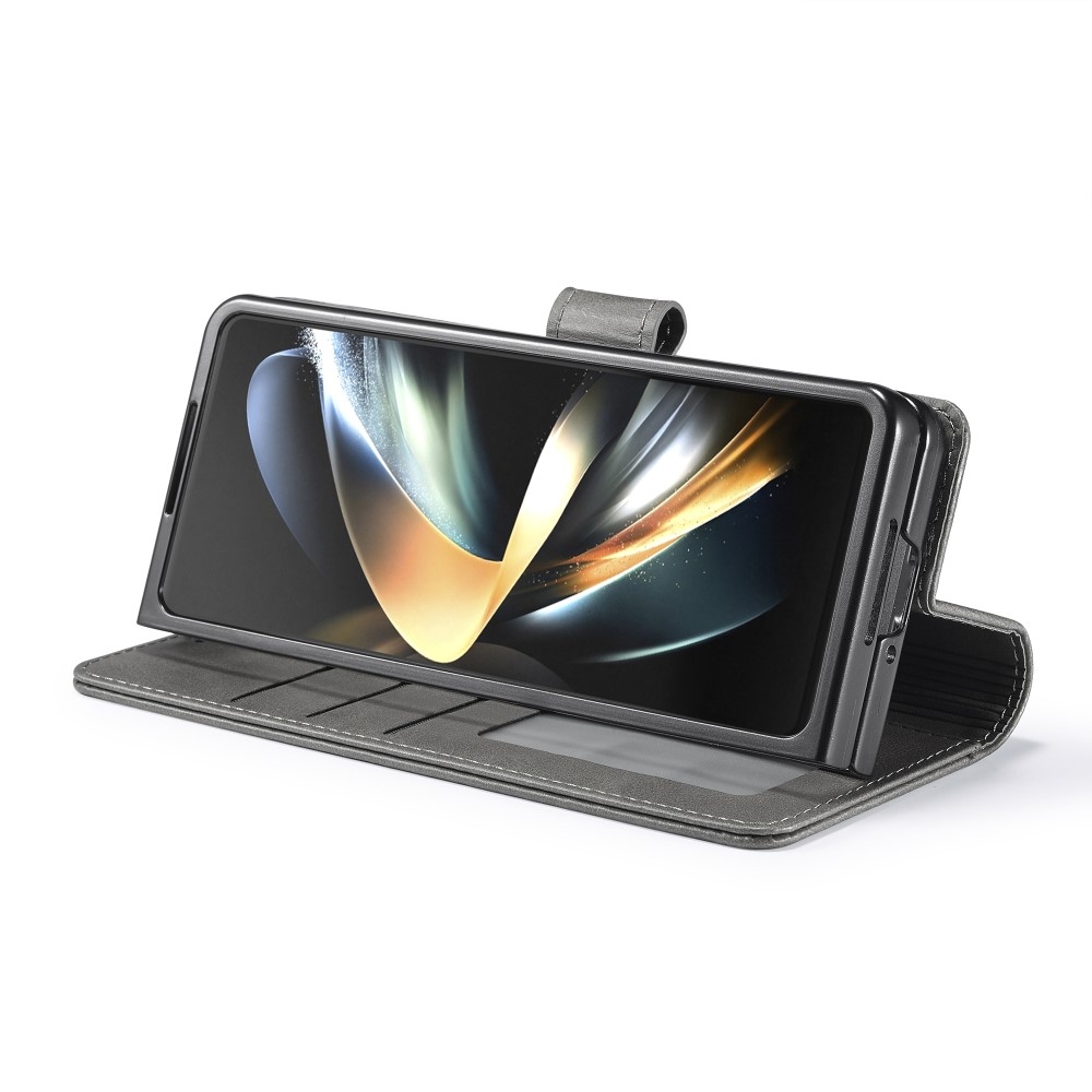 Imeeke knížkové pouzdro na Samsung Galaxy Z Fold5 5G - šedé