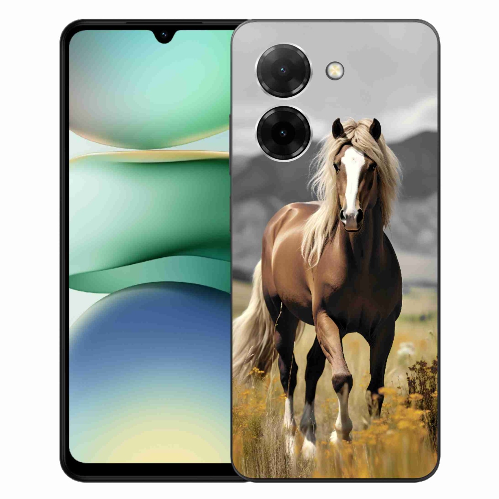 Gelový kryt mmCase na Xiaomi Redmi A5 (171.7x77.8x8.3mm) - hnědý kůň 1