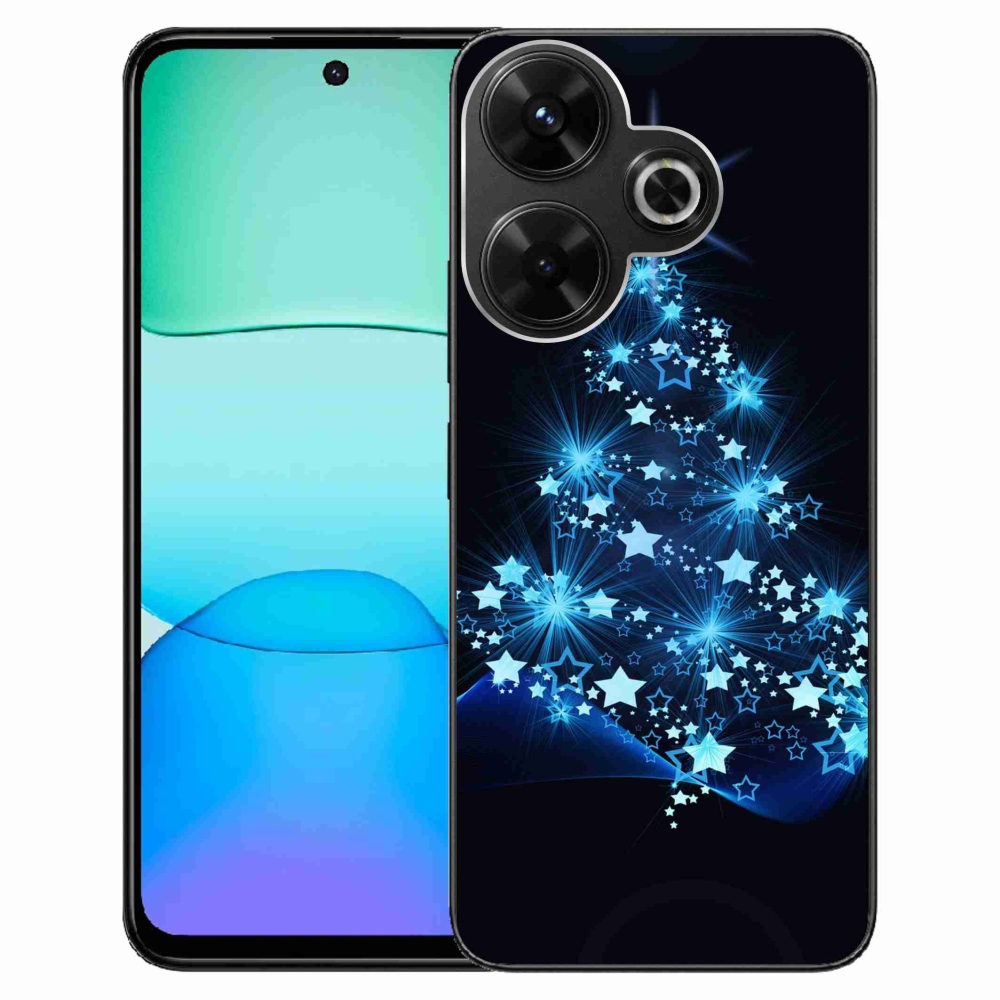 Gelový kryt mmCase na Xiaomi Redmi 13 4G/Poco M6 4G - vánoční stromek