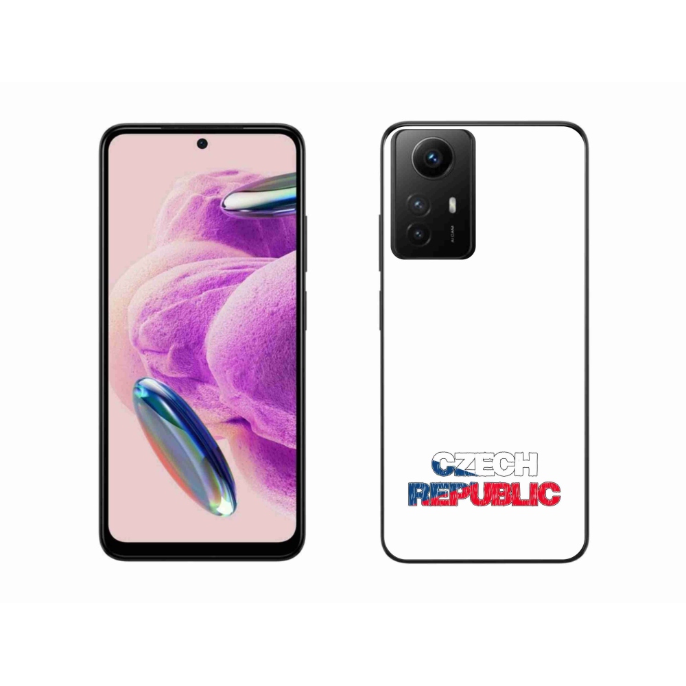 Gelový kryt mmCase na Xiaomi Redmi Note 12S - Czech Republic bílé pozadí