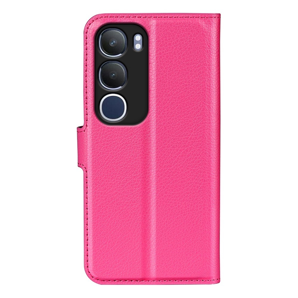 Litchi knížkové pouzdro na Vivo Y19s - rose
