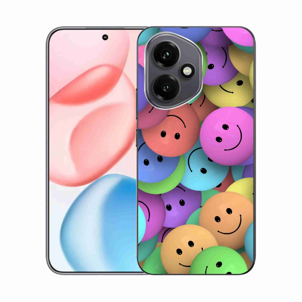 Gelový kryt mmCase na Honor 400 - barevní smajlíci