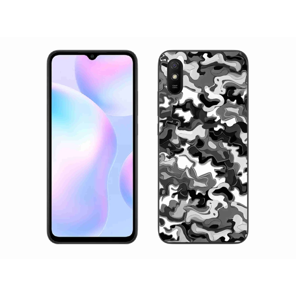 Gelový kryt mmCase na Xiaomi Redmi 9A - maskáčový vzor 3