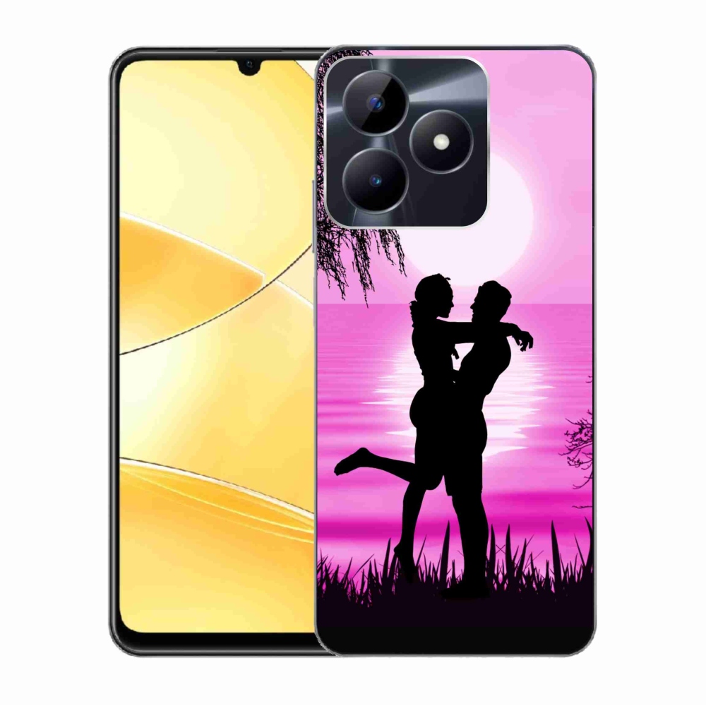 Gelový obal mmCase na Realme C51/C53 - západ slunce