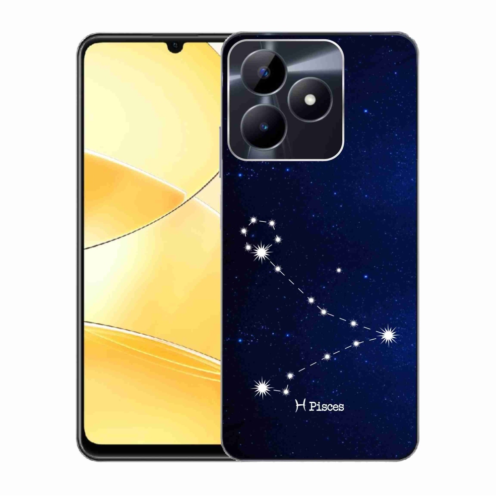 Gelový kryt mmCase na Realme C51/C53 - souhvězdí Ryby