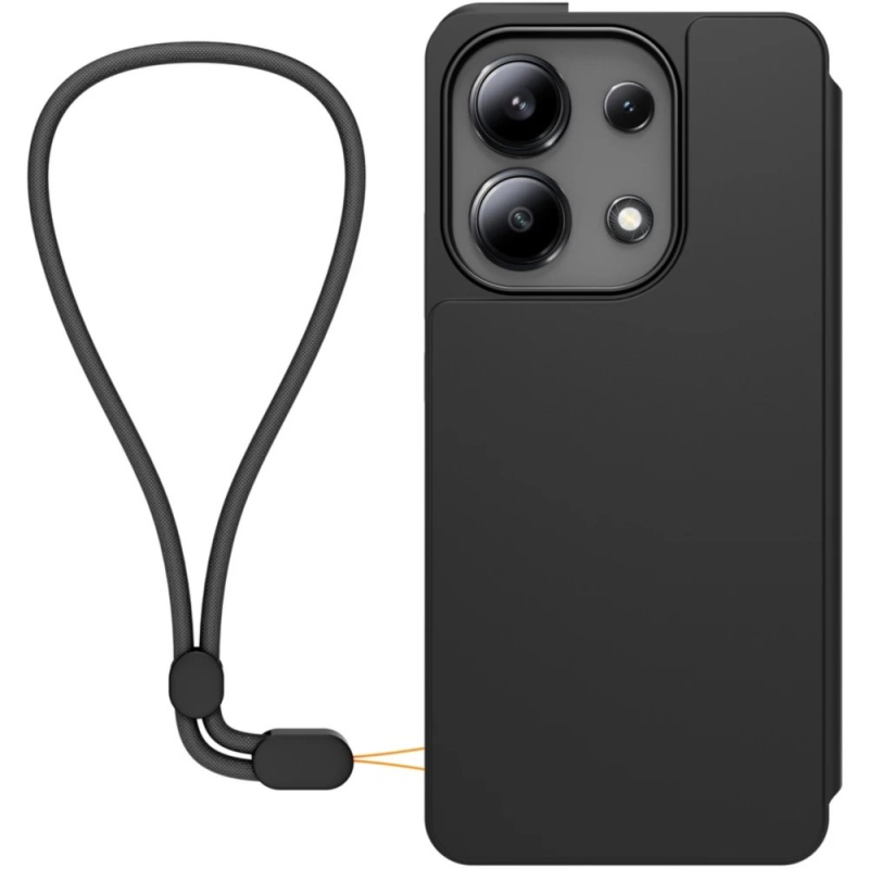 Made for Xiaomi Book Pouzdro s Poutkem pro Xiaomi Redmi Note 13 4G Black