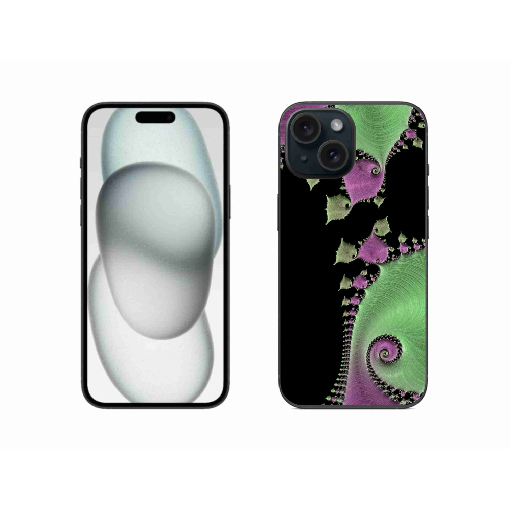 Gelový kryt mmCase na iPhone 15 - abstraktní motiv 20