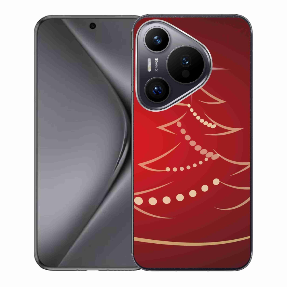 Gelový kryt mmCase na Huawei Pura 70 - kreslený vánoční stromek