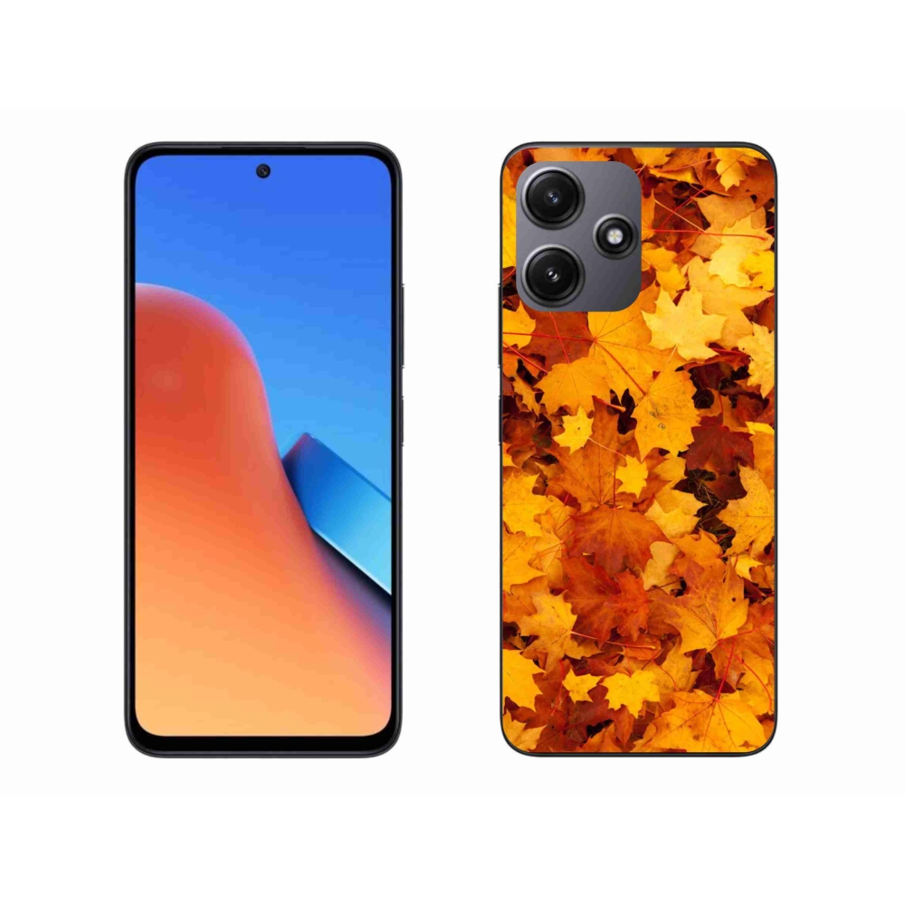 Gelový kryt mmCase na Xiaomi Redmi 12 5G - javorové listy