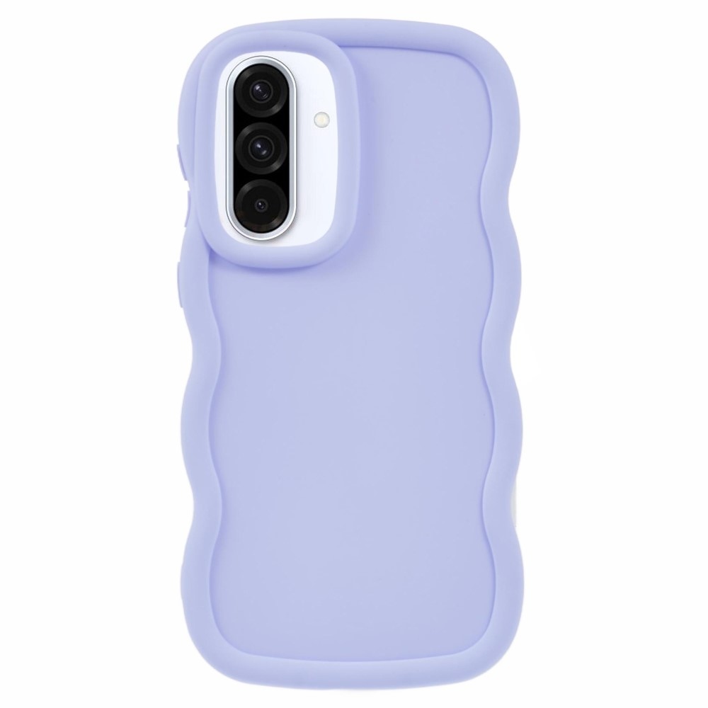 Wave odolný gelový obal na Samsung Galaxy A36 5G/A56 5G - fialový