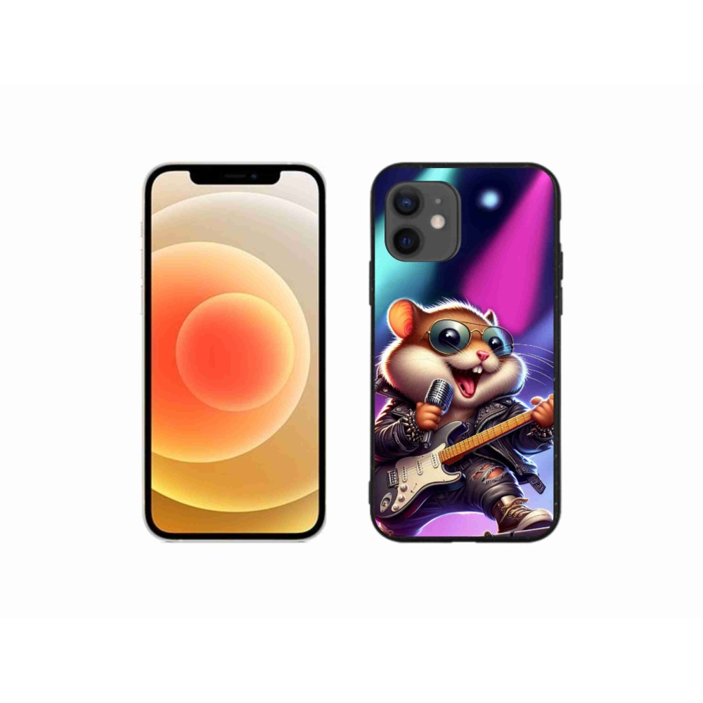 Gelový kryt mmCase na iPhone 12 mini - křeček rocker