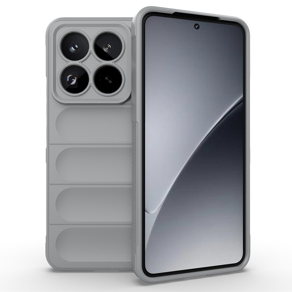 Rugg odolný gelový obal na Xiaomi 15 Pro - světlešedý