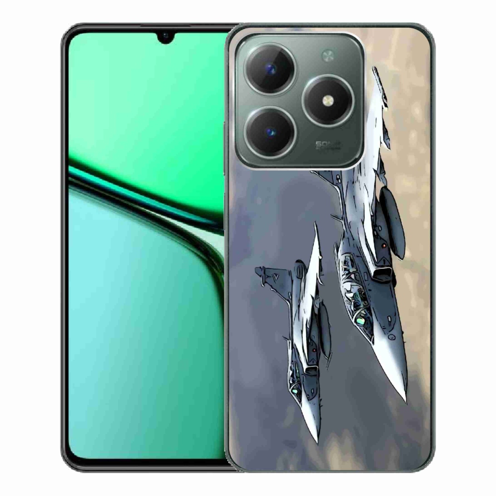 Gelový kryt mmCase na Realme C61 - stíhačky