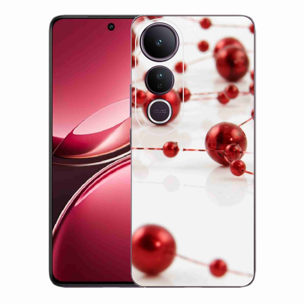 Gelový kryt mmCase na Vivo V50 Lite 4G/5G - vánoční řetěz