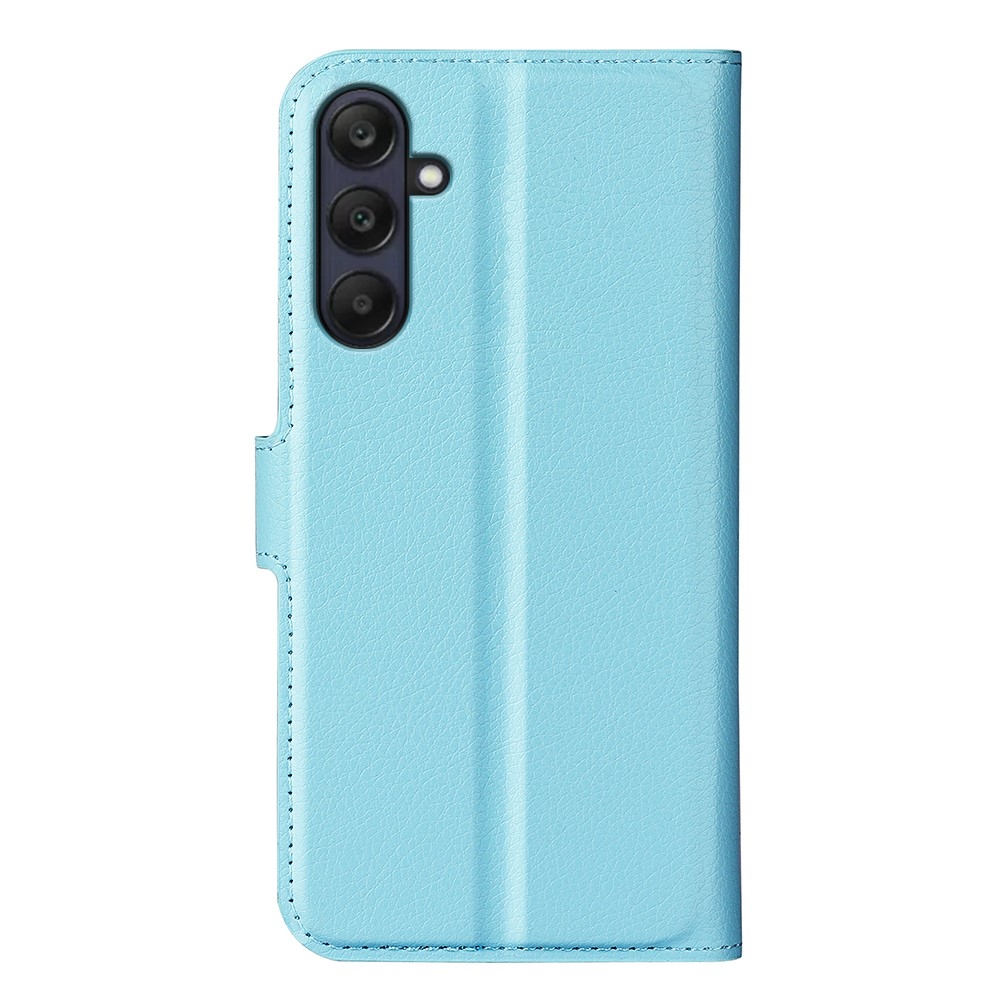 Litchi knížkové pouzdro na Samsung Galaxy A26 5G - modré