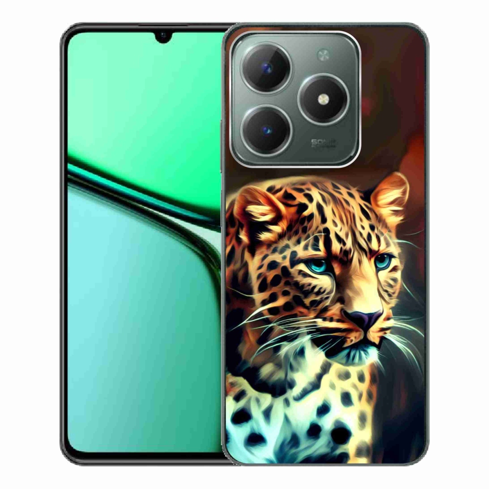 Gelový kryt mmCase na Realme C61 - leopard