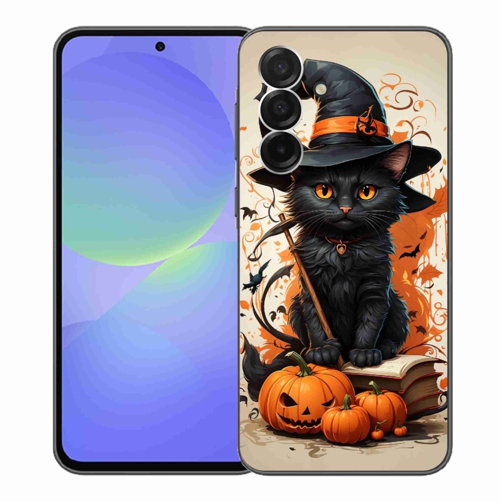Gelový kryt mmCase na Samsung Galaxy A36 5G - kocour čaroděj