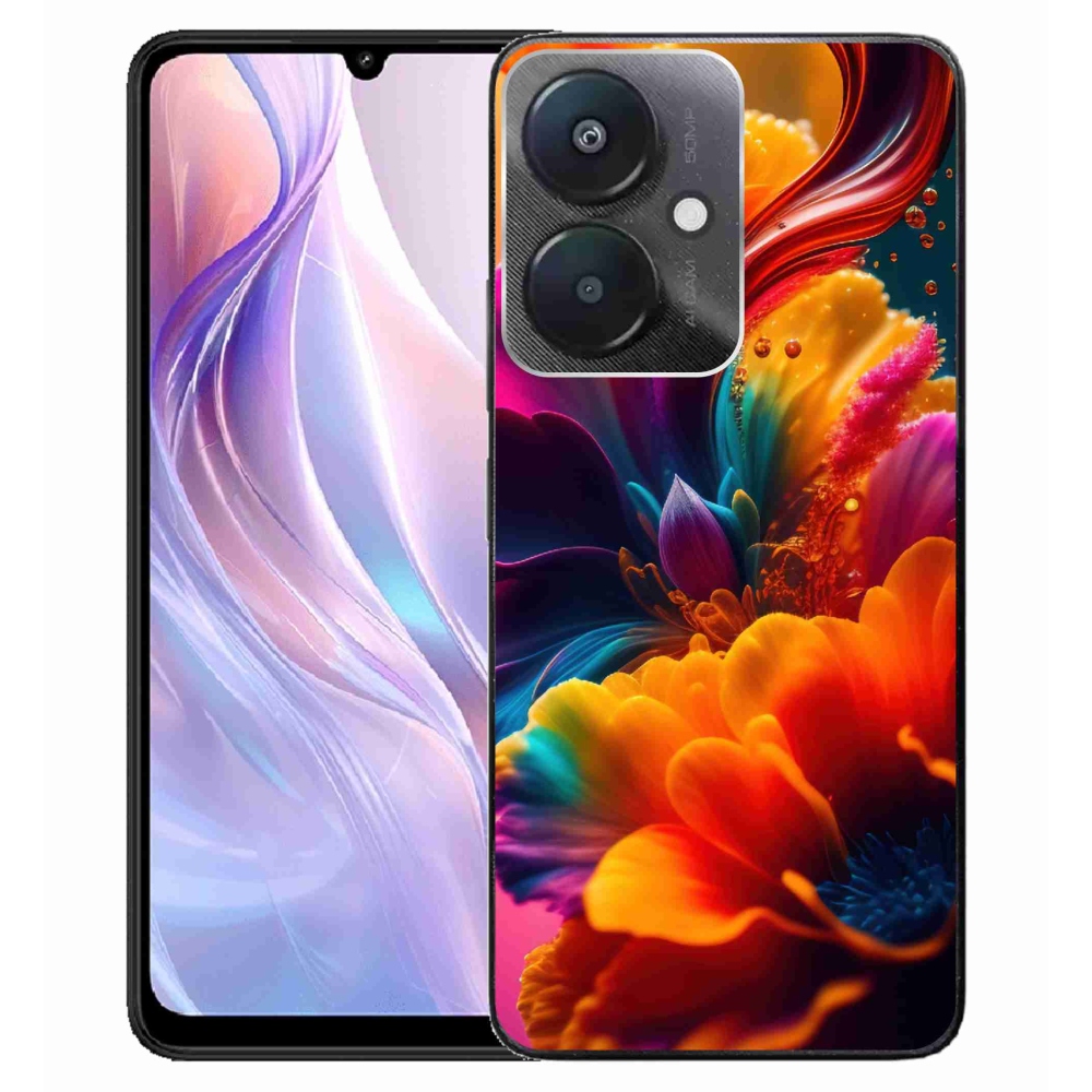 Gelový kryt mmCase na Xiaomi Redmi 13C 5G - abstraktní motiv 2
