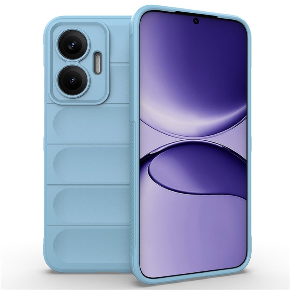 Rugg odolný gelový obal na Xiaomi Poco F7 5G - světlemodrý
