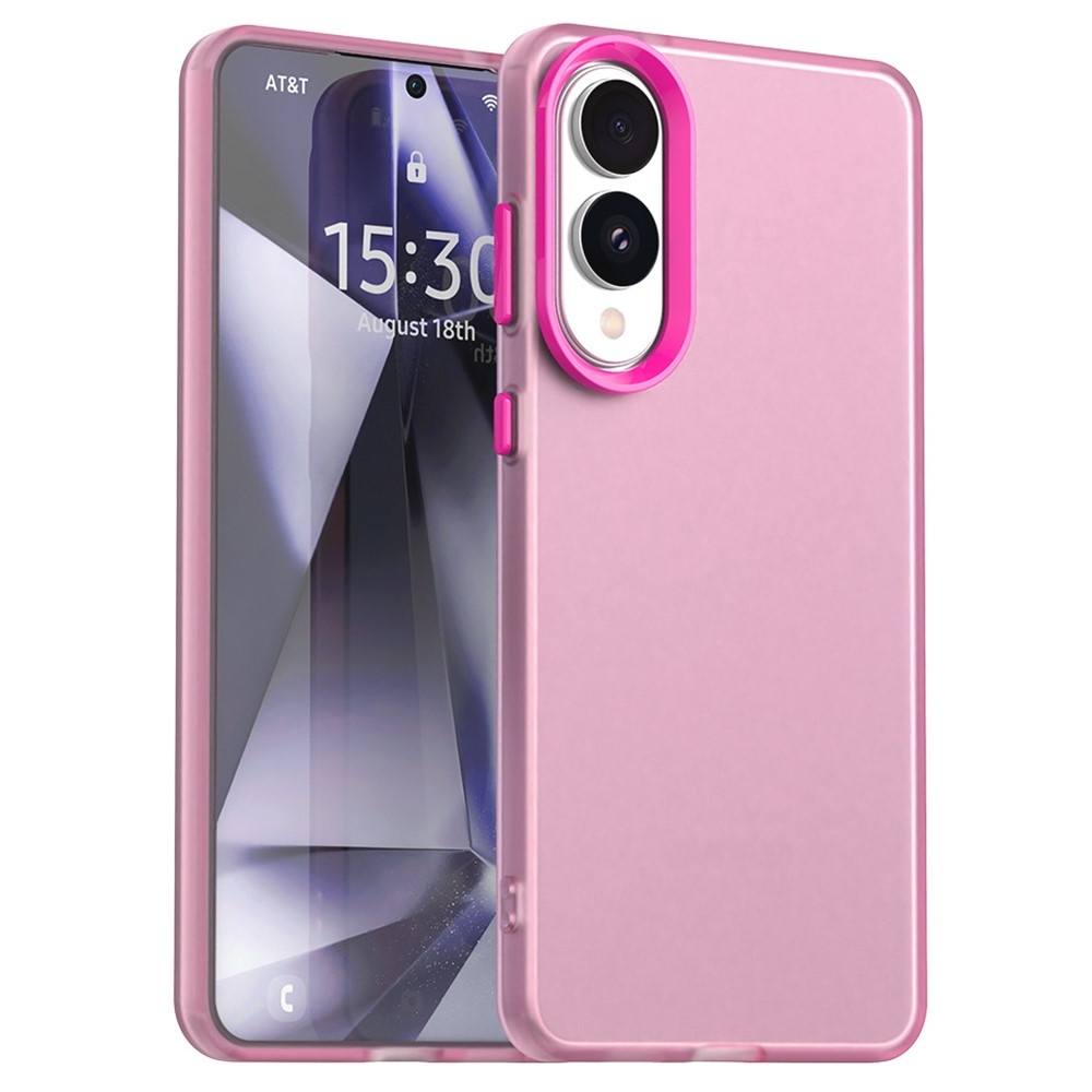 Candys matný gelový obal na Samsung Galaxy S25 Edge - rose