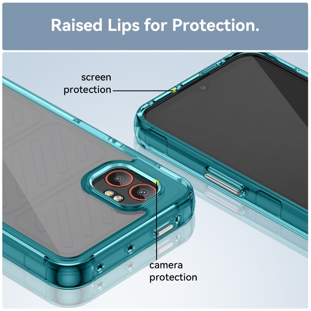 Gelový obal s pevnými zády na Samsung Galaxy Xcover 7 Pro - světlemodrý
