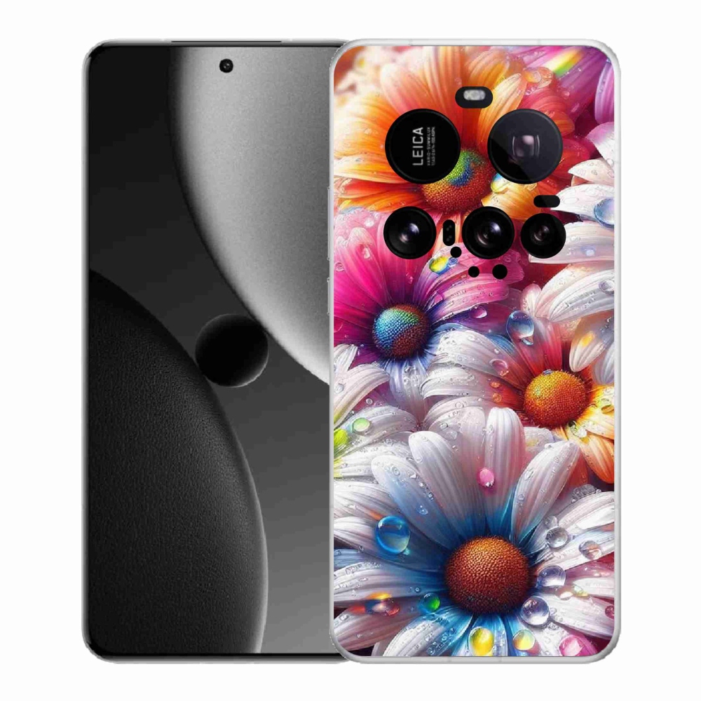 Gelový kryt mmCase na Xiaomi 15 Ultra - barevné kopretiny
