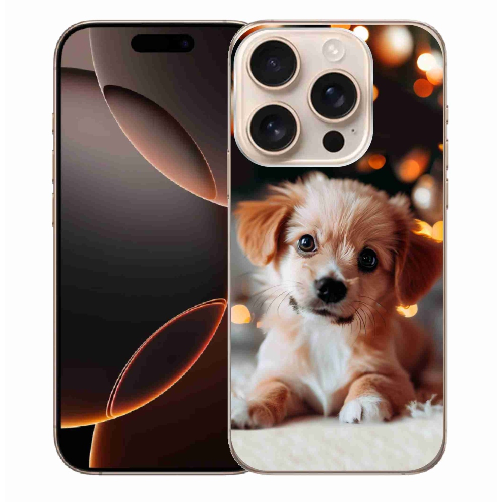 Gelový kryt mmCase na iPhone 16 Pro Max - štěňátko