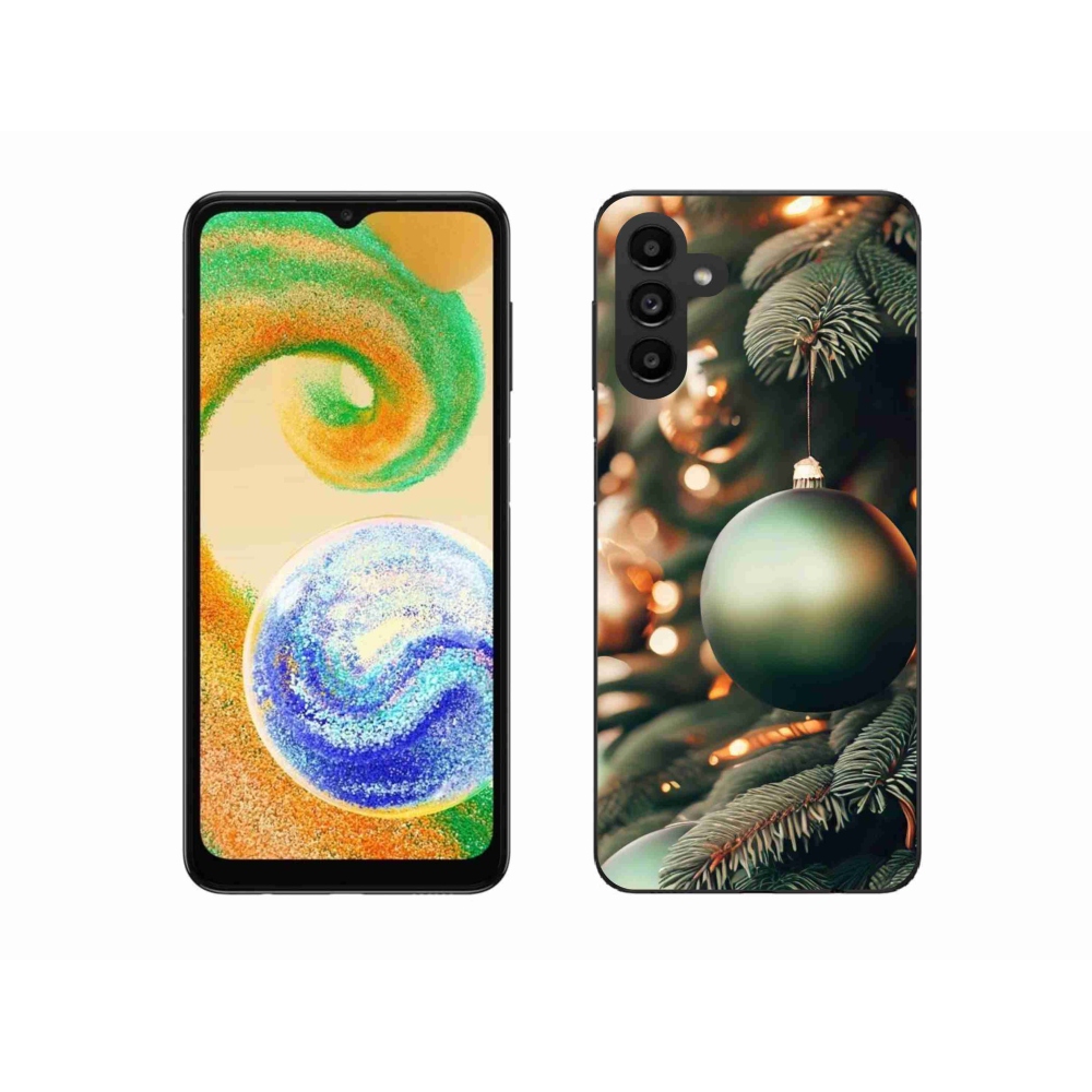 Gelový kryt mmCase na Samsung Galaxy A04s (164.7x76.7x9.1mm) - vánoční ozdoby 1