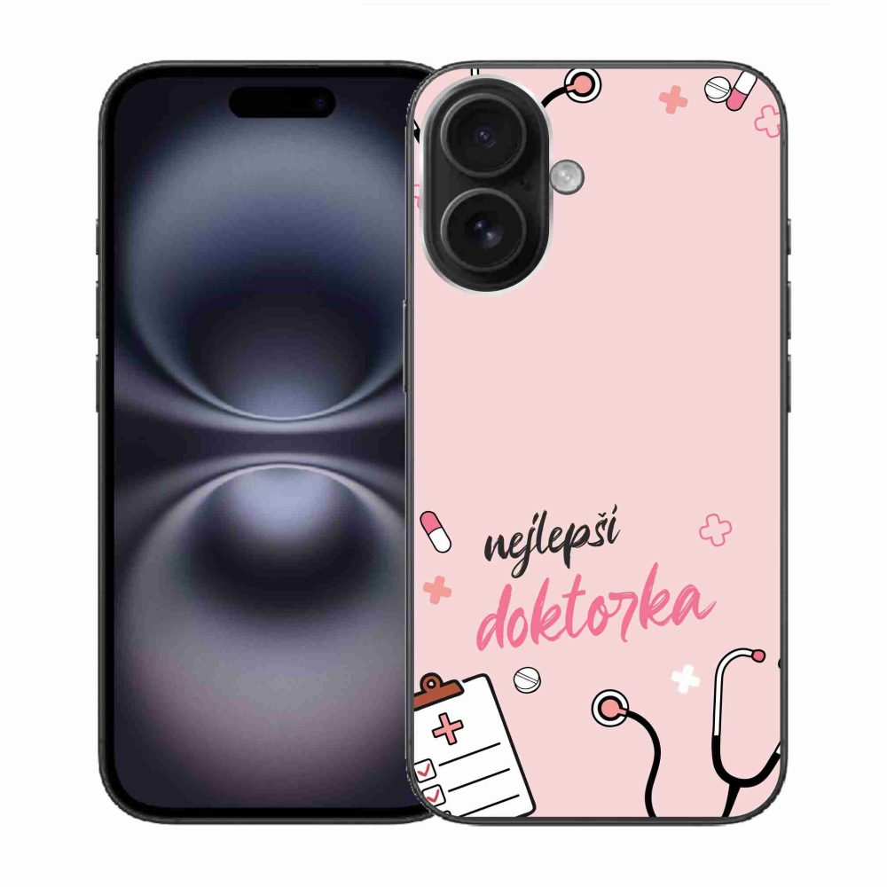 Gelový kryt mmCase na iPhone 16 - nejlepší doktorka