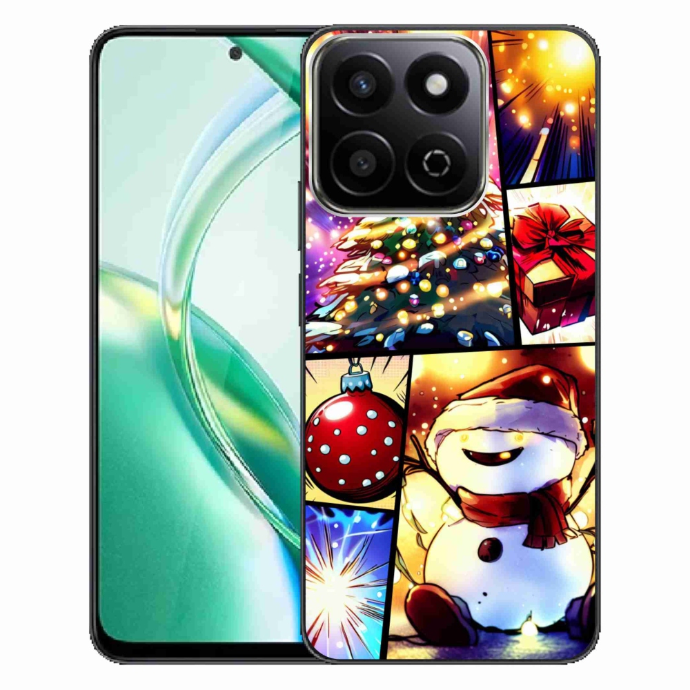 Gelový kryt mmCase na Honor 200 Smart 5G - vánoční motivy 1