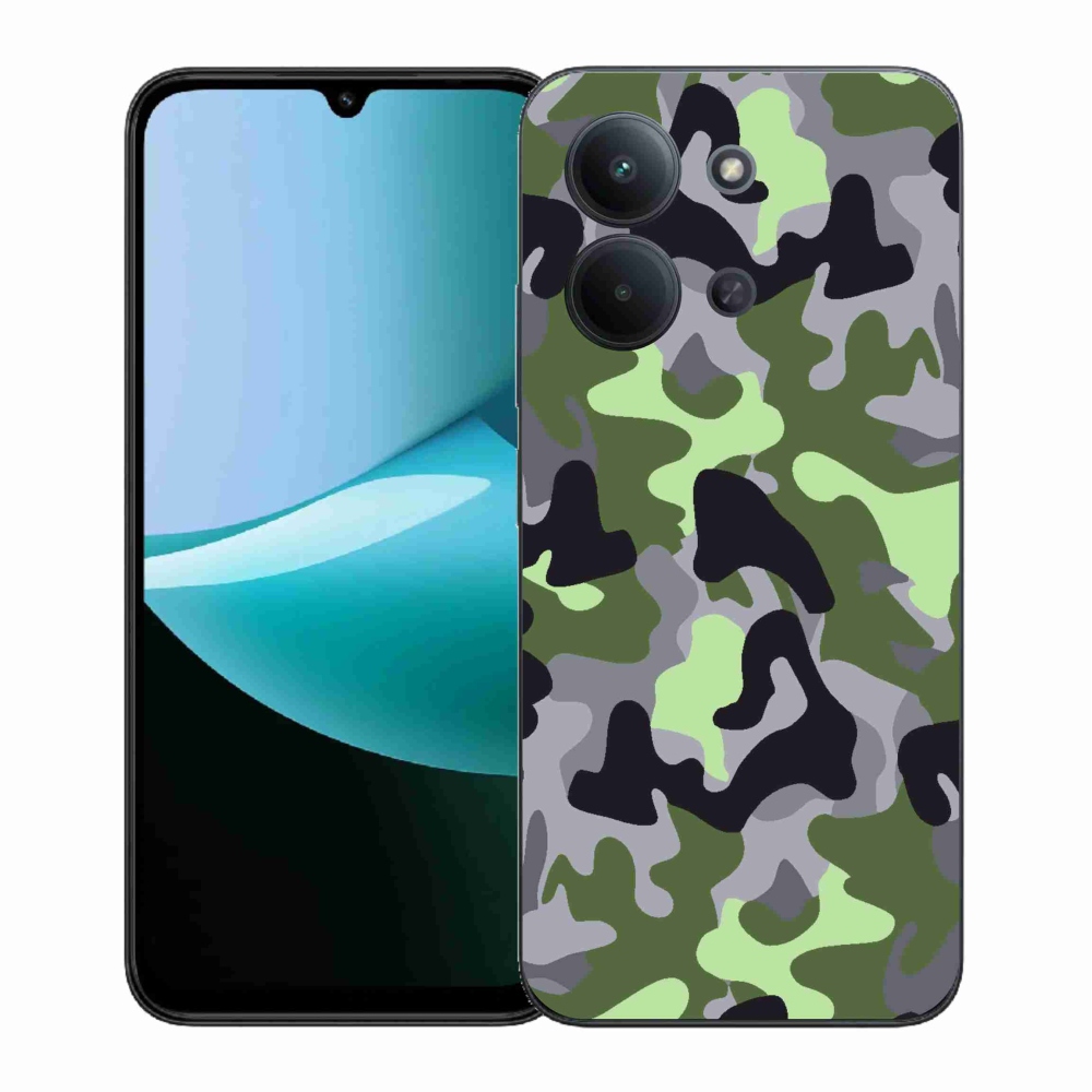 Gelový kryt mmCase na Xiaomi Redmi 15C 4G (171mm)/Poco C85 4G (171mm) - maskáčový vzor 7