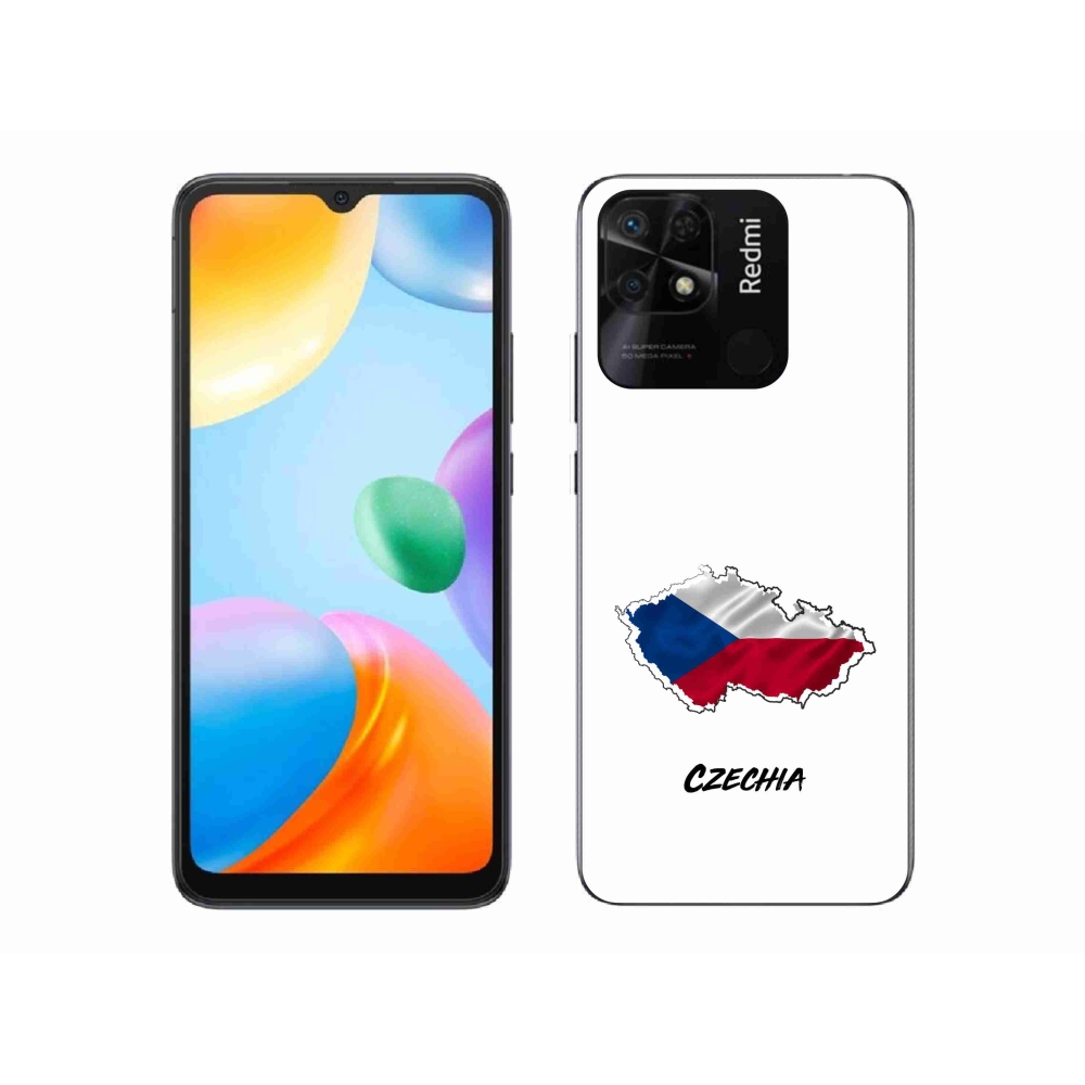 Gelový kryt mmCase na Xiaomi Redmi 10C - Czechia bílé pozadí