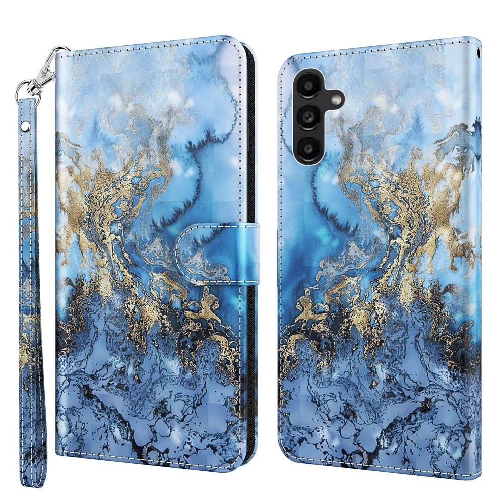 Print knížkové pouzdro na Samsung Galaxy A05s - abstraktní vzor