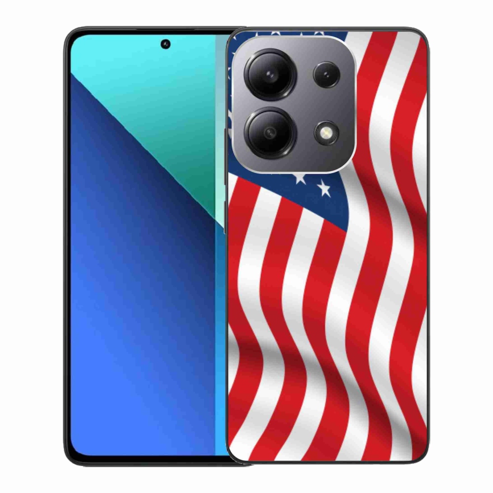 Gelový kryt mmCase na Xiaomi Redmi Note 13 - USA vlajka