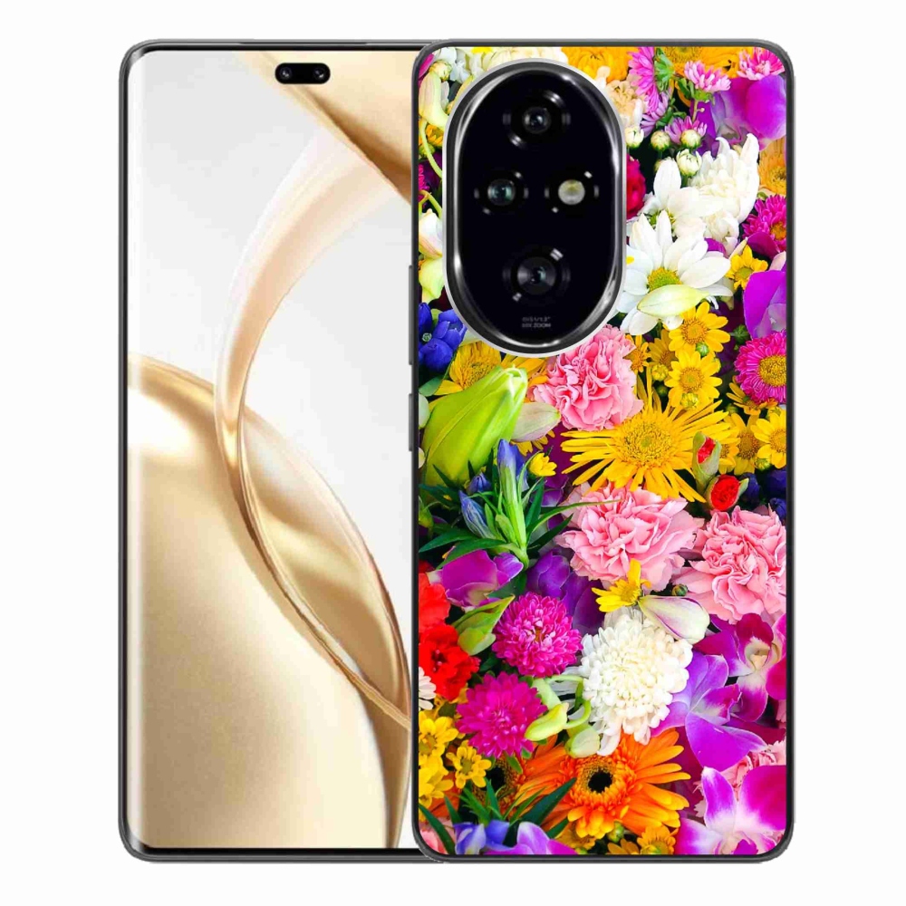 Gelový kryt mmCase na Honor 200 Pro 5G - květiny 12