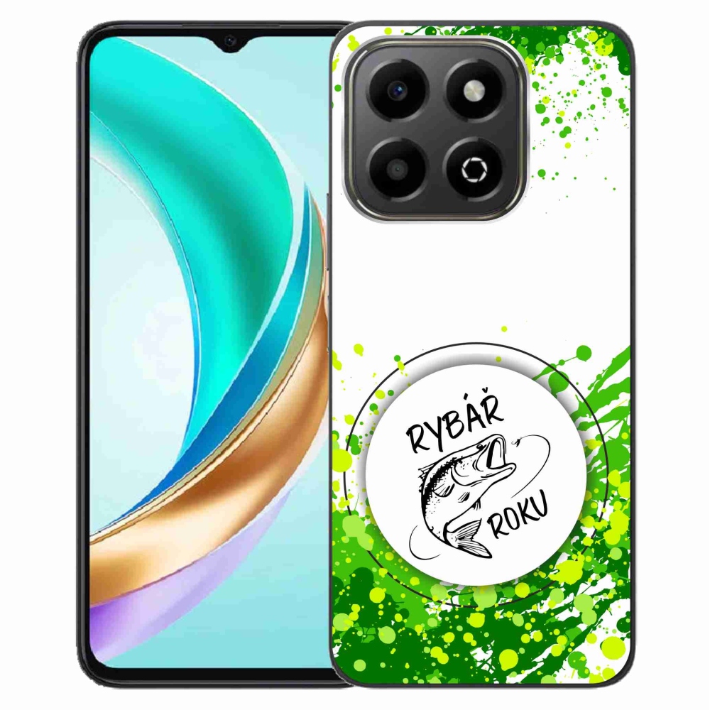 Gelový kryt mmCase na Honor X6b - rybář roku bílé pozadí